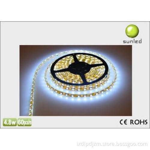 White 3528 / 5050 Flexible Led Strip Lights 4.8W / m
